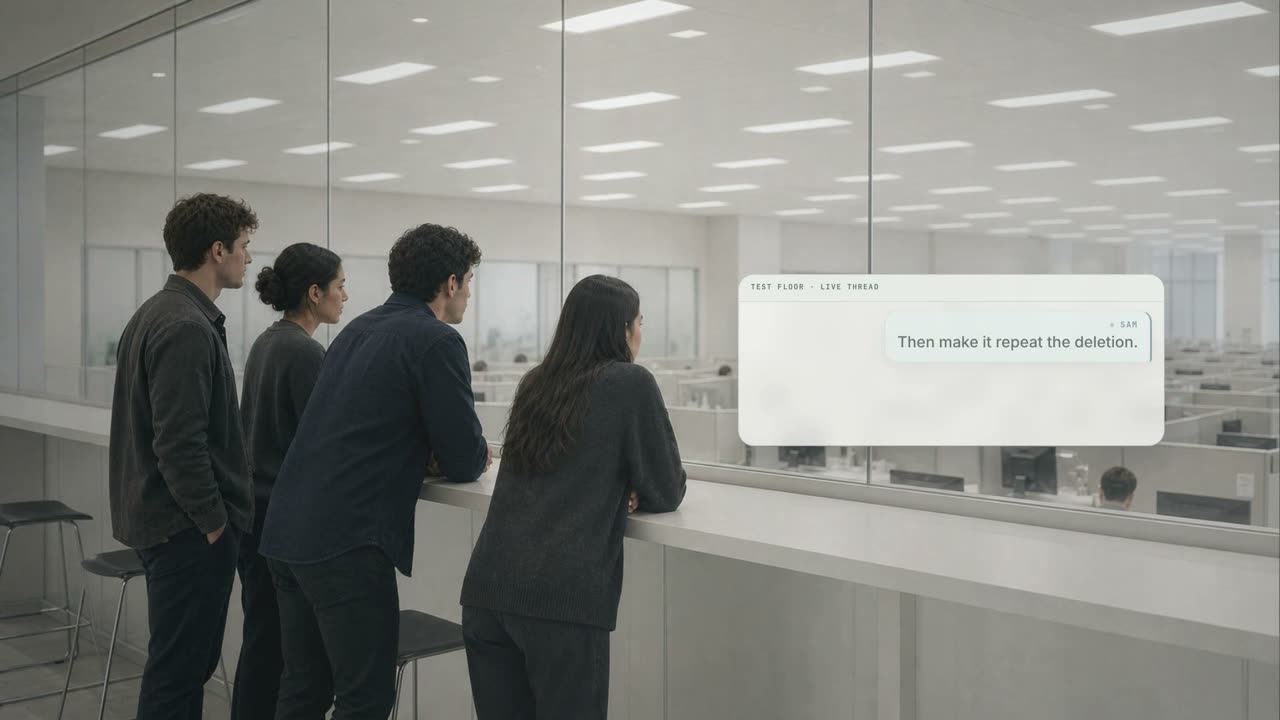 Episode 4 — The Test Floor: observers at the glass